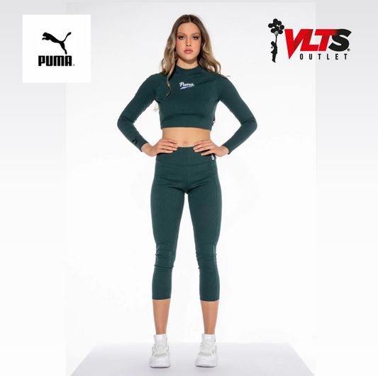 PUMA TEAM RIBBED LS TOP