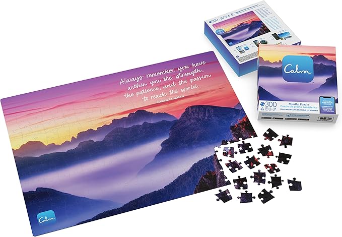 Rompecabezas de 300 piezas para relajación, alivio del estrés y elevación del estado de ánimo