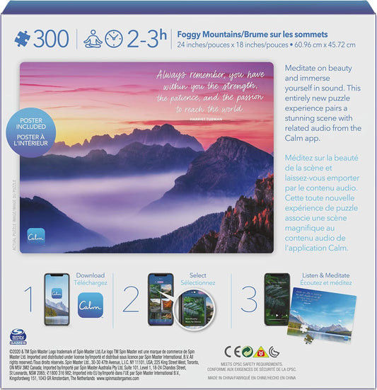 Rompecabezas de 300 piezas para relajación, alivio del estrés y elevación del estado de ánimo