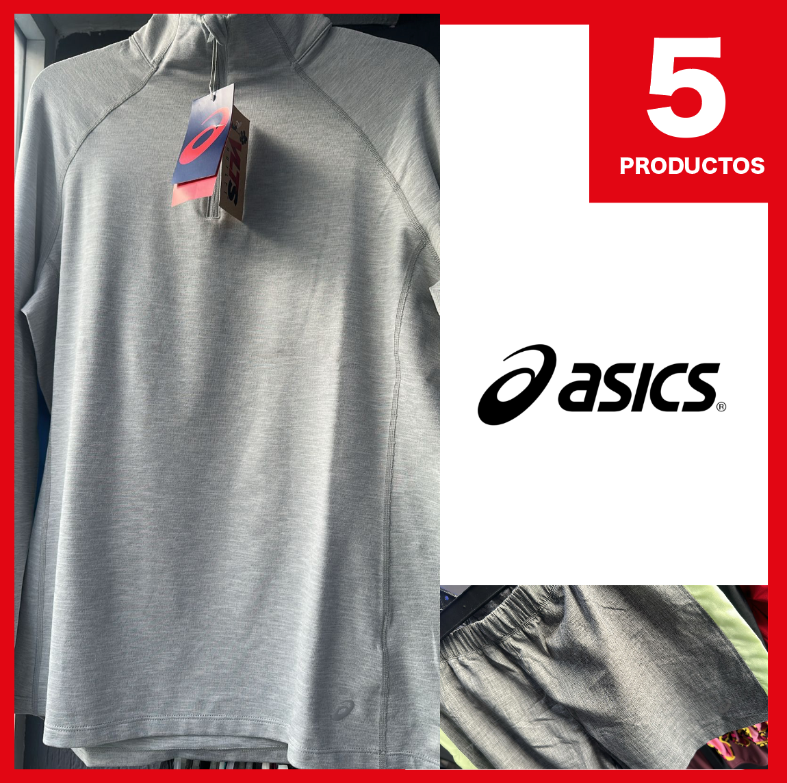 Asics Mixto Dama/Hombre - 5 Unidades
