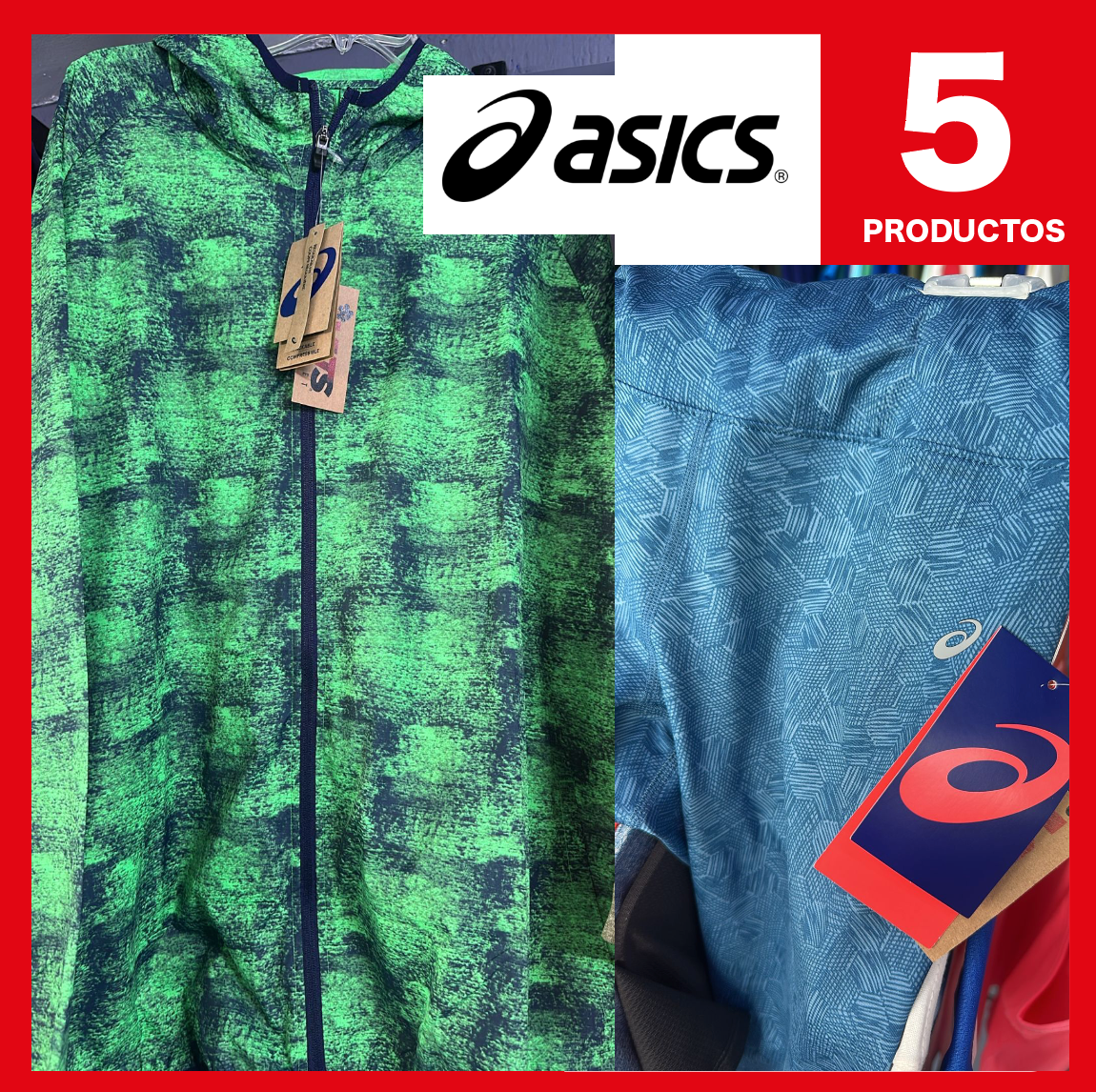 Asics Mixto Dama/Hombre - 5 Unidades