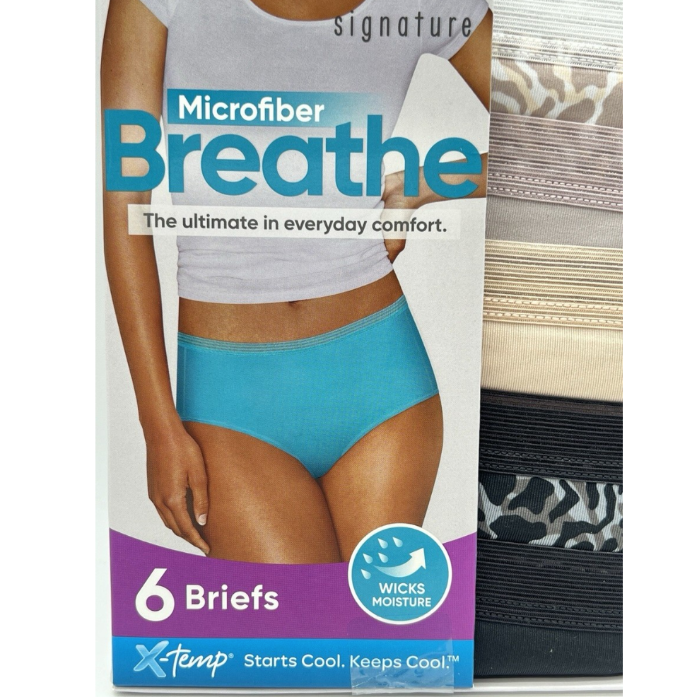 Ropa Interior Hanes Microfiber Paqute c/6pzas