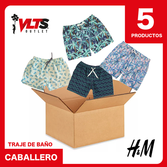 Short Traje de Baño Hombre - 5 Unidades
