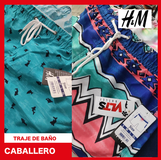 Short Traje de Baño Hombre - 5 Unidades