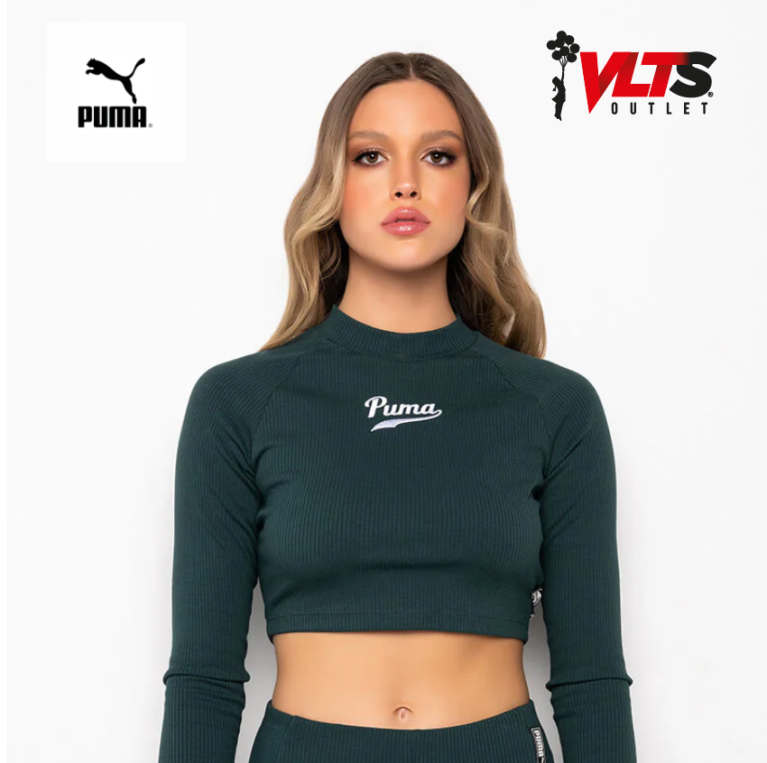 PUMA TEAM RIBBED LS TOP