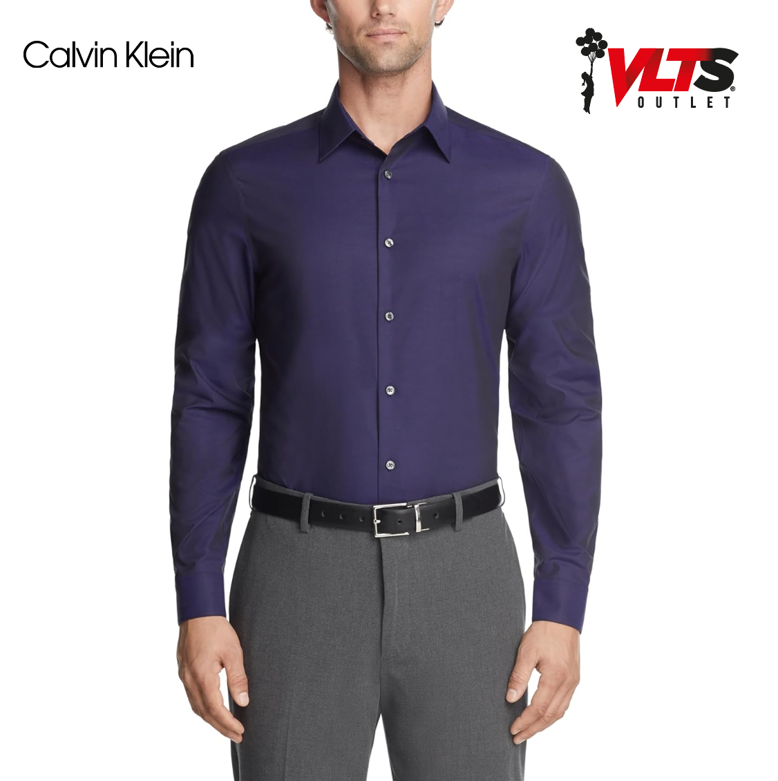 Camisa Manga Larga CALVIN KLEIN Purple Dusk