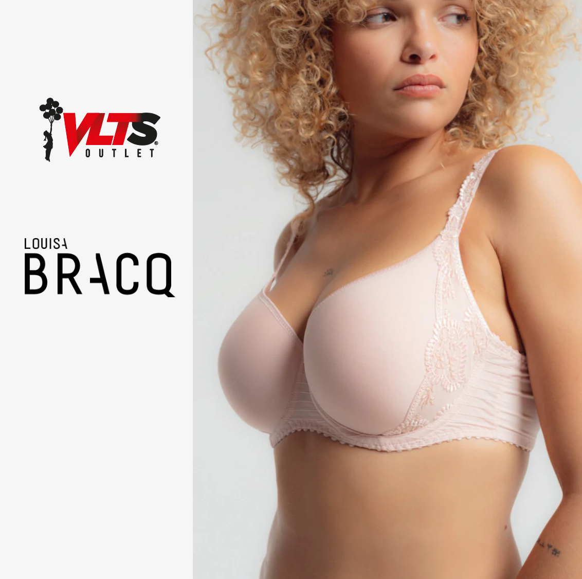 Bra Louisa Bracq Elise Nude Rose Spacer Bra